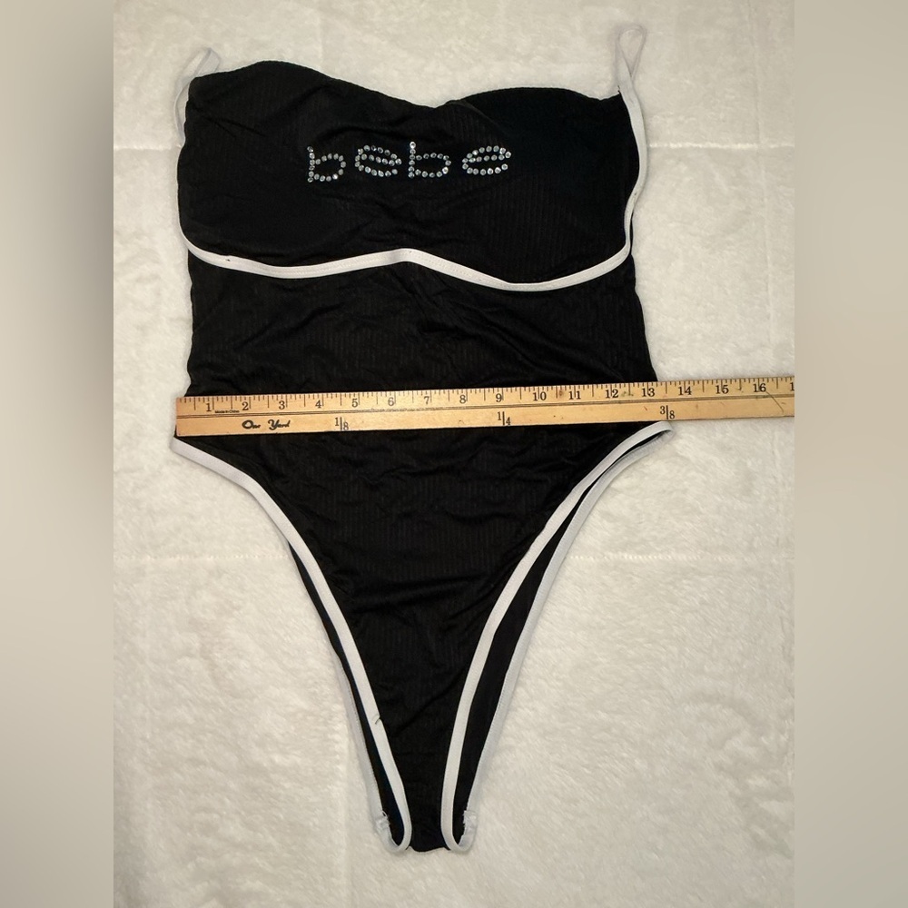 Bebe Black One-Piece Swimsuit - Picture 7 of 7